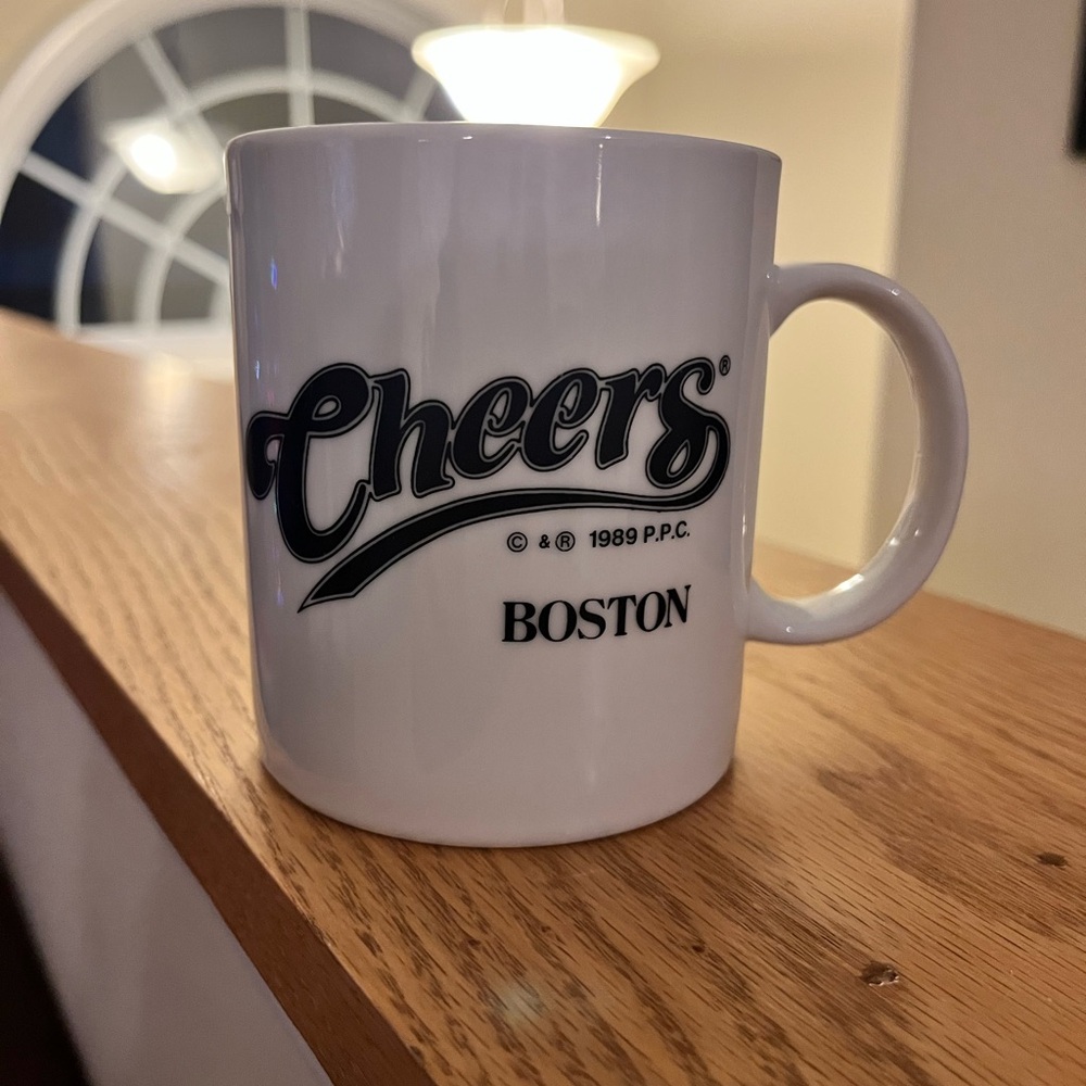 Cheers TV Show White Boston Vintage 1989 Mug